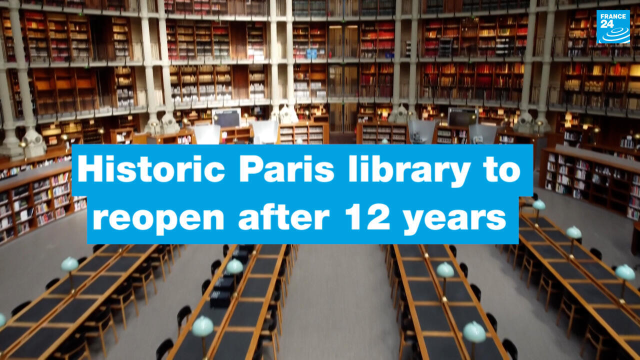 Historic Paris library to reopen after 12 years of renovation France 24